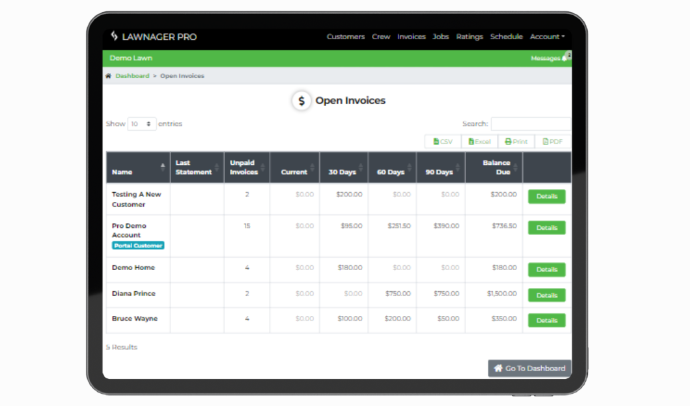 Near Effortless Open Invoices Collections